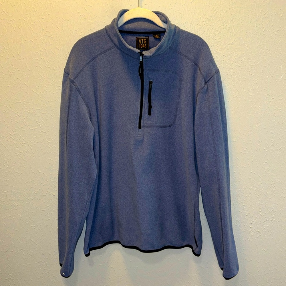 Vintage 1946 Sporty Athletic Fleece Knit Pullover Sweater Men’s Size Large